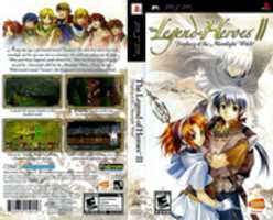 Free download The Legend of Heroes II: Prophecy of the Moonlight Witch [ULUS-10126] PSP Box Art free photo or picture to be edited with GIMP online image editor